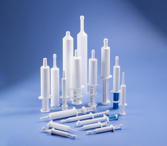 Wide range of syringes for the treatment of animals